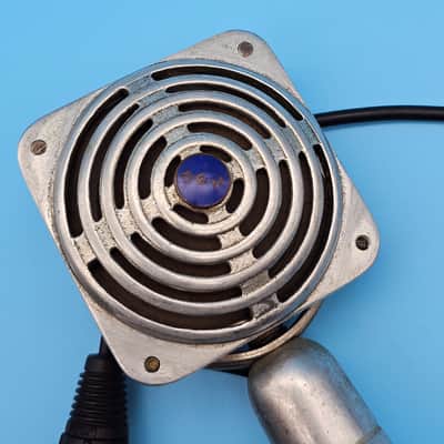 ☆Rare 1940s French SEM RJ1 Dynamic Microphone - Paris France Collectors Vintage Movie Prop Mic image 3