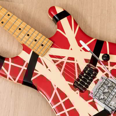 1984 Tokai Super Edition EVH Frankenstrat Vintage Striped | Reverb