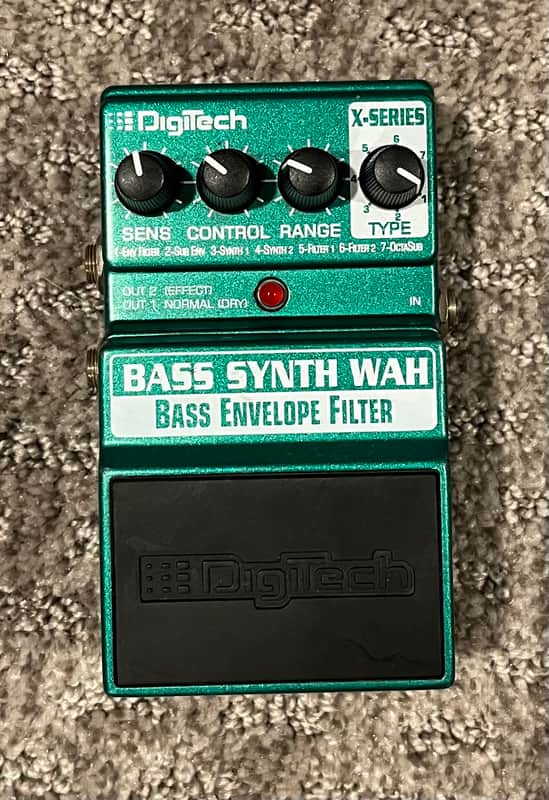 DigiTech X-Series Bass Synth Wah Envelope Filter 2010s - Green
