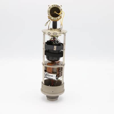 Neumann U47 Long Body #2927 - K47 capsule, VF14M tube, BV08 Transformer, original PSU and Cable 1950s - Chrome Top / Grey Painted Body image 5