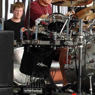 Rick Allen's Def Leppard, Hart Dynamics 8" Trigger Pad Hammered Chrome (RA #2069) 2000s, AUTOGRAPHED!! image 8