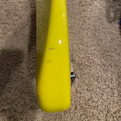 Daion Savage Yellow Electric Bass w/ Original Daion Branded Hardshell Case image 21