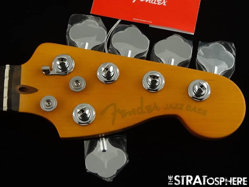 Fender American Ultra II Jazz BASS V 5 String NECK & TUNERS USA Modern D Ebony image 1