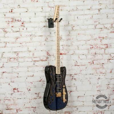 Fender James Burton Telecaster, Maple Fingerboard, Blue Paisley Flames image 4