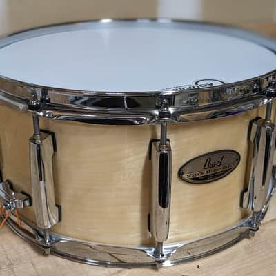 Pearl Session Studio Select 14x6.5" Birch/Mahogany snare - natural gloss image 2