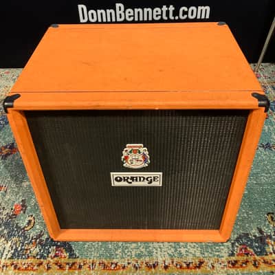 Tom Petersson's Cheap Trick, Orange - OBC410 4x10" 600-watt Bass Cabinet with Horn 8-ohm SIGNED!, AUTHENTICATED!  (TP #7) image 7