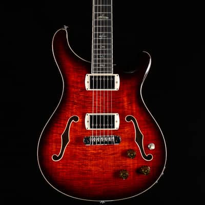 PRS SE Hollowbody II Piezo Orange Tiger Smokeburst (378) image 3