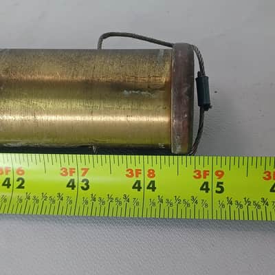 Musser M665B Brass Tube B 44 3/4"x1.5"Symphonic Chime Tubular Bell Cracked-Parts image 5