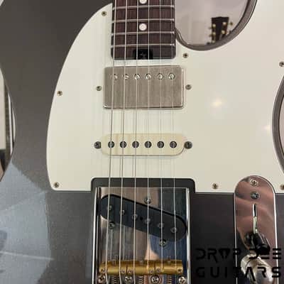 Schecter Custom Shop PT Wembley Studio Electric Guitar w/ Case-Charcoal Metallic Aged Nitro image 6