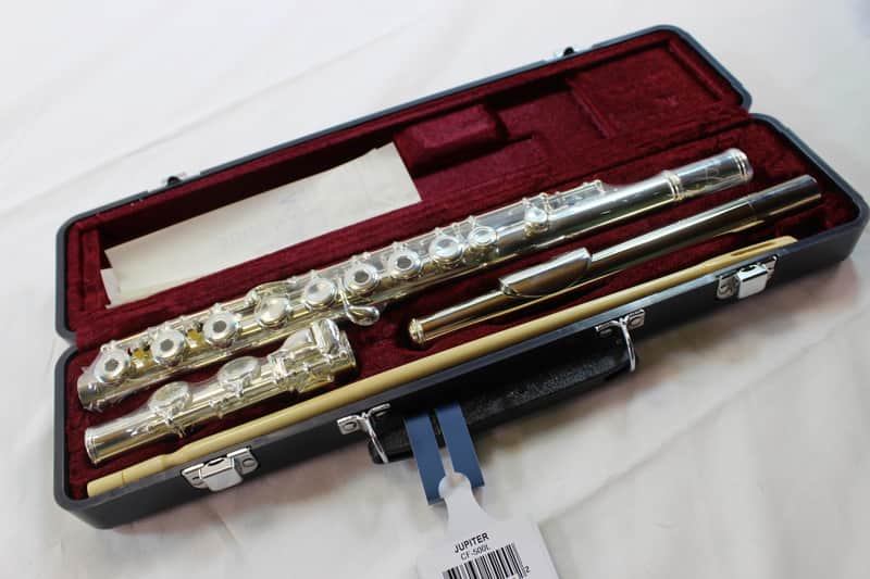 Jupiter CXL Model CF-500L (JFL-710) Silver Plated Flute Open Hole
