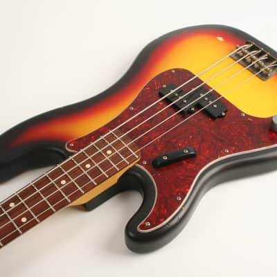Nash Bass PB-63 3 Tone Sunburst Lollar Pickups Left Handed GRT-428 image 3