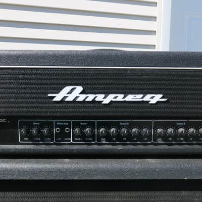 Ampeg VH140C + V-412 Cabinet Stack - Just Serviced - w/ Footswitch, Manual, 2 new Scumback BM75 Speakers image 2
