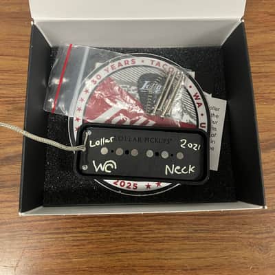 Lollar Alnico rod P90 neck 2022 - Black image 3