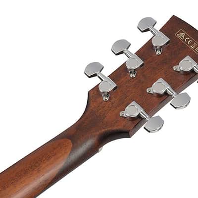Ibanez AW54LCE OPN Left Handed Acoustic Electric Guitar. Open Pore Natural image 6