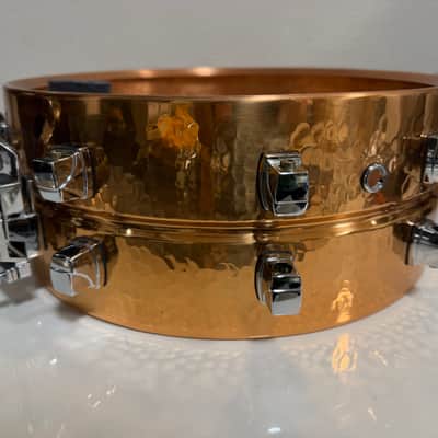 Yamaha Roy Haynes Signature 14x5.5" Hammered Copper Snare Drum image 20