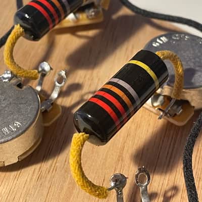Gibson Les Paul Hand Wired Harness CTS & Centralabs Bumblebee PIO Caps - Vintage image 8
