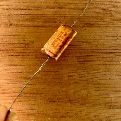 Sprague .1uf "Phone Book" Capacitor 1958-61 Fender Stratocaster / P Bass Tone Cap image 1