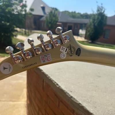 Epiphone, Custom Shop Explorer Pro Ace Frehley Tribute 2013 - TV Silver Kiss image 22