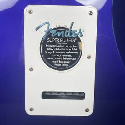 Fender Standard Stratocaster MIM Midnight Blue Maple Neck 2000 w/ Fender Tweed Hard Case image 9