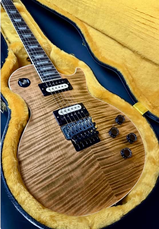 2026 Gibson Custom Shop Greatest Hits Vol. I Les Paul Axcess Floyd Rose – Siberian Tiger Figured Top – Mint/Unplayed