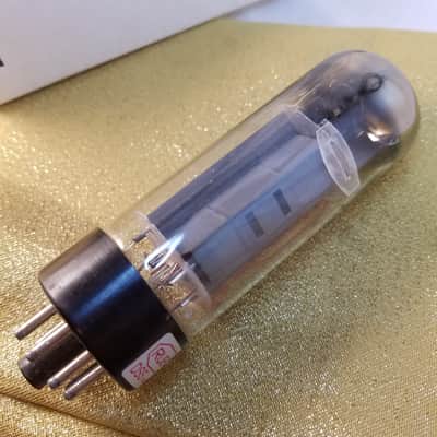 Ruby Matched Pair (2) EL34A-C 6CA7 tNOS AT1000 TESTED Vacuum Tubes Early China Power Pentode 1980-1992 image 9