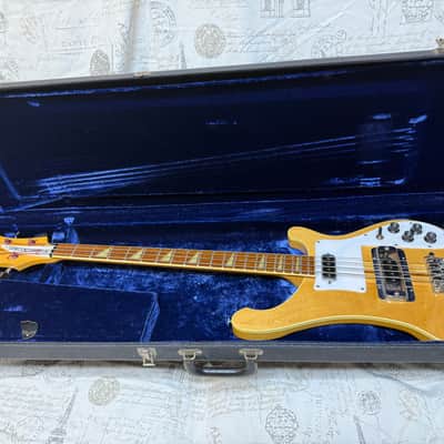 1974 Rickenbacker 4001 Bass Mapleglo Finish Lightweight at Only 8 lbs 13 oz Straight Neck Beautiful Low Action image 4