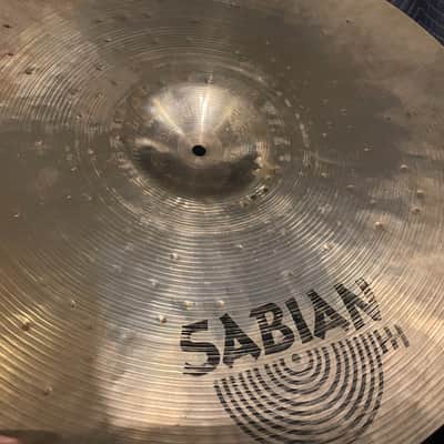 Sabian 22” HH Medium Ride Cymbal 1980's Vintage B20 2nd Gen "Solid Font" - 3301g image 6