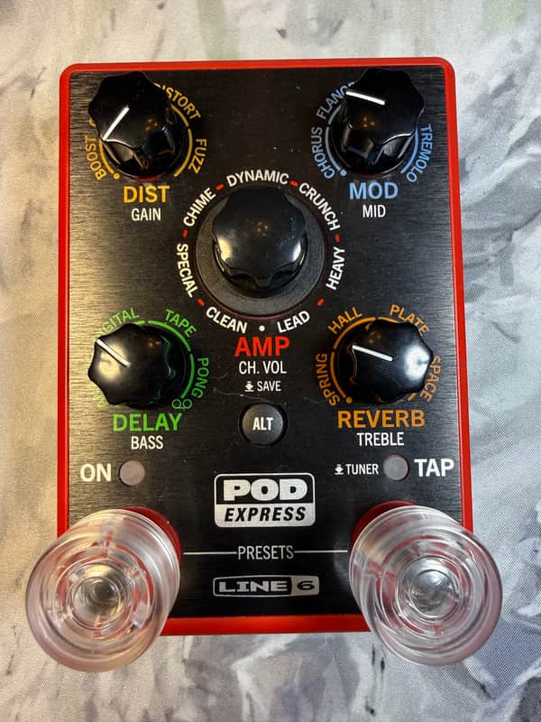 Line 6 POD Express 2024 - Present Red / Black