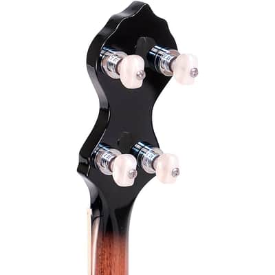 Gold Tone Mastertone OT-800/L Left-Handed Old Time Tubaphone-Style Banjo Regular Vintage Brown image 8