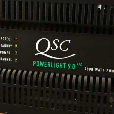 QSC PowerLight 9.0 PFC Power Factor Corrected 2-Channel Power Amplifier CG011SZ image 5