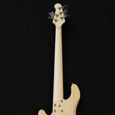 Lakland  USA Custom Deluse 55-94 Walnut Burl 5 String Bass image 5
