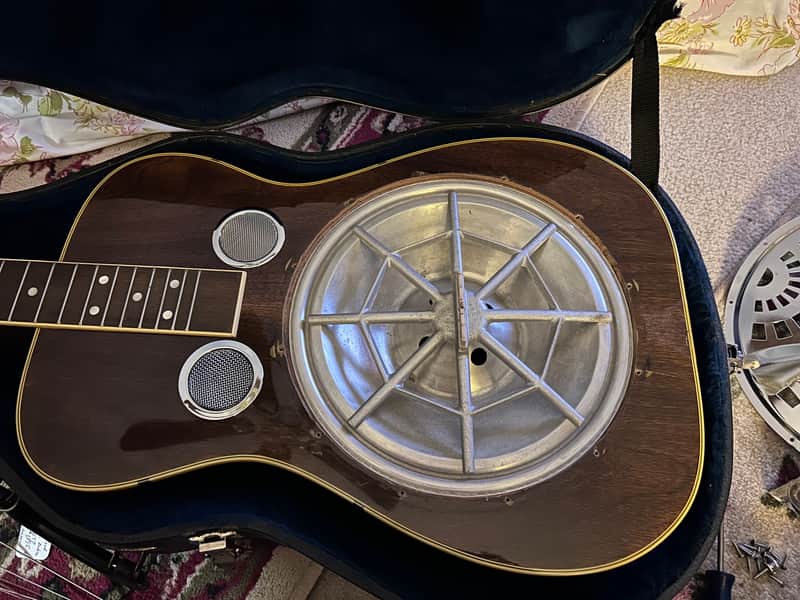 Reed Resonator Dobro Guitar 70’s - Walnut - Good