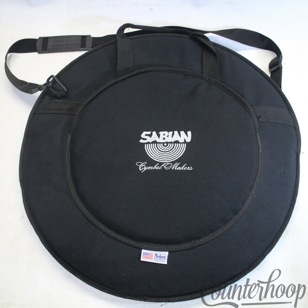 Sabian 22" - 23" Cymbal Case Black Padded Bag +Shoulder Strap — main photograph