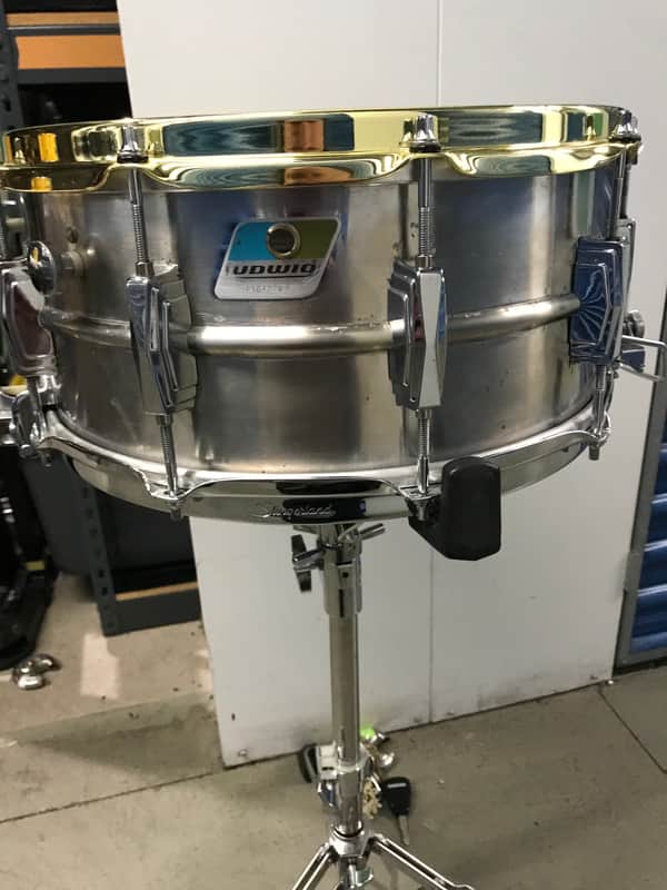 Ludwig Super Sensitive 6 1/2"x14" Snare Drum Model no. 411 1970's image 1