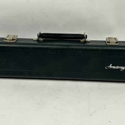 Armstrong 104 Student Model Closed-Hole Flute with C Foot, Offset G 2010s - Silver-Plated image 9