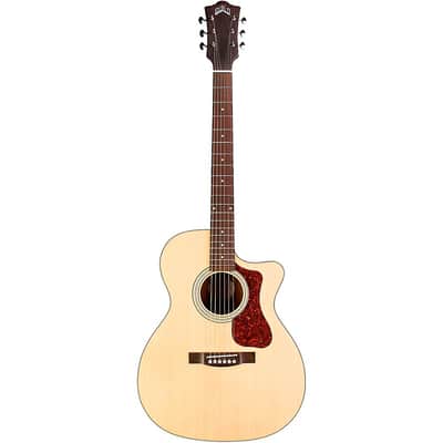 Guild OM-240CE Orchestra Cutaway Acoustic-Electric Guitar Regular Natural image 3