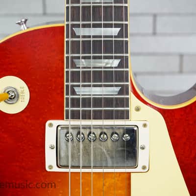 Gibson Custom Shop M2M Birdseye ’59 Les Paul Standard Reissue - Washed Cherry Sunburst image 3