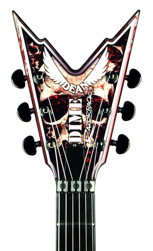 New! Dean USA Limited Edition Dime Razorback V Skulls Floyd Rose