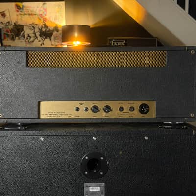 Marshall JMP 1986 Bass 50-Watt Hand Wired Guitar Amp Head 1973 - Serviced image 3