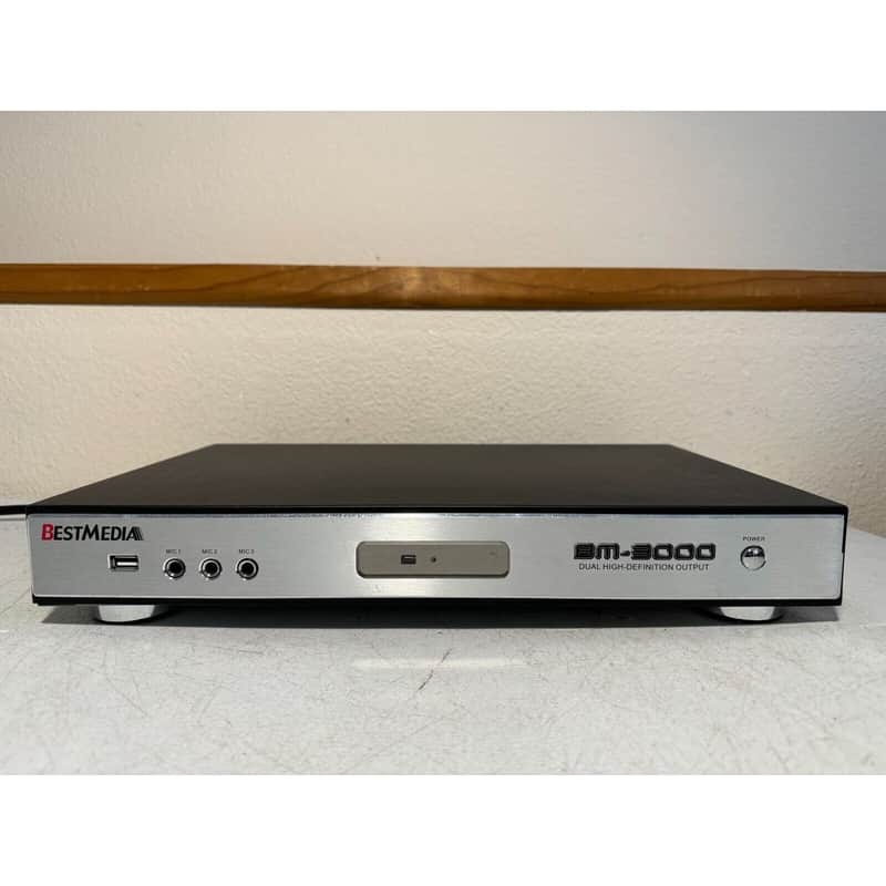 BestMedia BM-3000 Karaoke System Media Player USB 3 Mic Output HDMI Network image 1