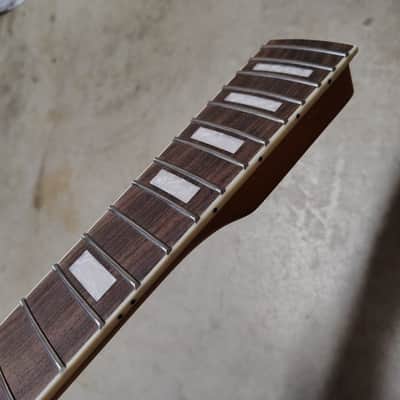 Roasted Maple Tele Neck fits fender Telecaster body 22fret Block Inlay image 4