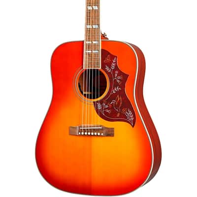 Epiphone Inspired by Gibson Hummingbird Acoustic-Electric Guitar - Aged Cherry Sunburst image 1