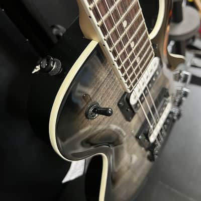 Dean Thoroughbred X Flame Maple Charcoal Burst image 5