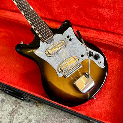 Teisco Bizarre Guitar 1960’s - Sunburst offset MIJ Japan Guyatone original vintage image 2