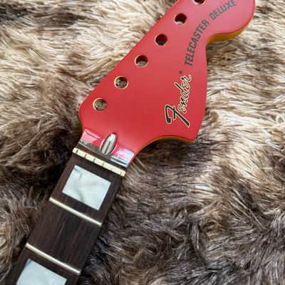 2024 Fender Chris Shiflett Signature Cleaver Telecaster Deluxe Neck - Dakota Red image 5