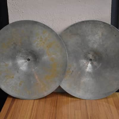 Vintage Zyn 14" Hi Hat Pair - 896g/896g image 2