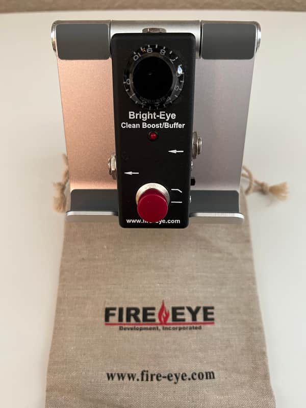 Fire-Eye Development Bright-Eye Clean Boost & Buffer Mini Pedal (Mint Condition)