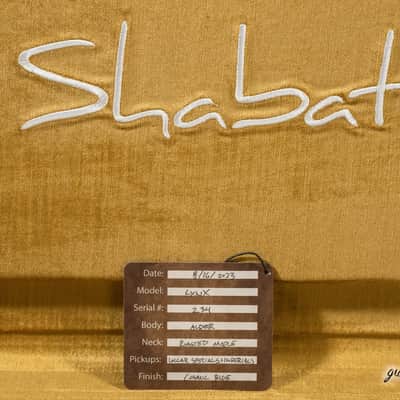Shabat Lynx HSH Alder S-Style w/ Flame Roasted Maple – Cosmic Blue Colorshift image 11