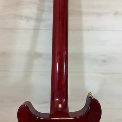 Gibson Les Paul Standard Double Cutaway Plus Trans Red – Repaired Headstock 2005 - Trans Red image 14