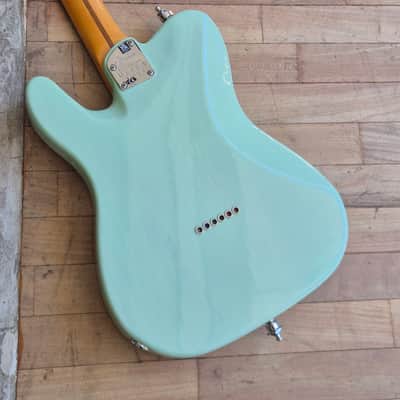 Fender American Ultra Luxe Telecaster 2022 - Transparent Surf Green image 10